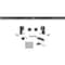 Ekena Millwork Premium J-Top Mount Barn Door Hardware Set w/ 4' Track for 1 3/8" to 2 1/4" Doors, Silver Metallic GB60010H4SM - alternate 2